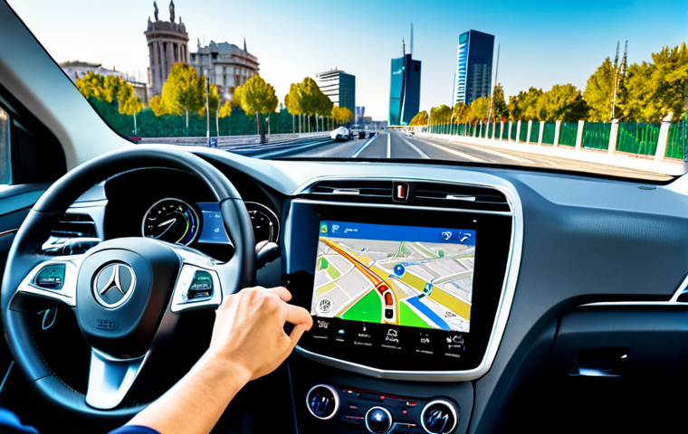 모터쇼 주요 출품 차량 - Sustainable Car Interior**

"Close-up of a car interior showcasing sustainable materials, such as wo...