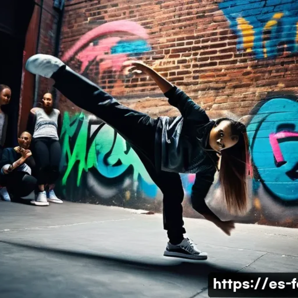 스트리트 댄스 배틀 축제 - **Dynamic Street Dance Battle in an Urban Alleyway**
    Generate an image of two street dancers, on...