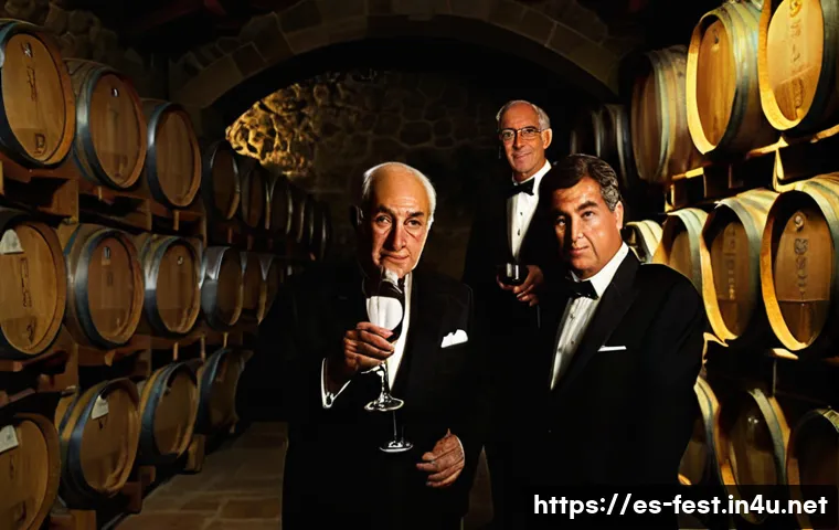 전통주 시음회 정보 - **Prompt:** A group of adults, dressed in elegant but comfortable attire, are gathered in a historic...
