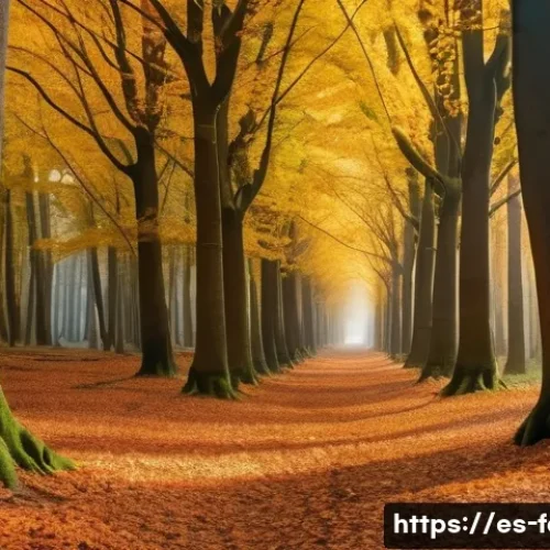 밤 줍기 체험 가능한 곳 - A serene autumn forest scene in northern Spain featuring ancient chestnut trees with sprawling trunk...